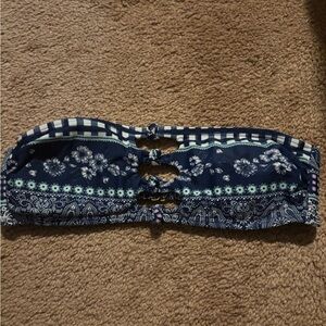 Navy Blue Patterned Bottoms